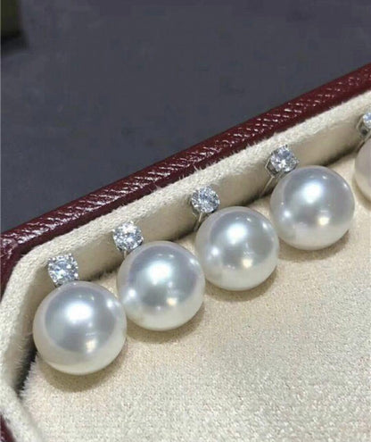 K18WG ホワイトゴールド 白蝶真珠 ホワイトパール ピアス スタッドピアス 18金 18k - Jewelry Hills Tokyo