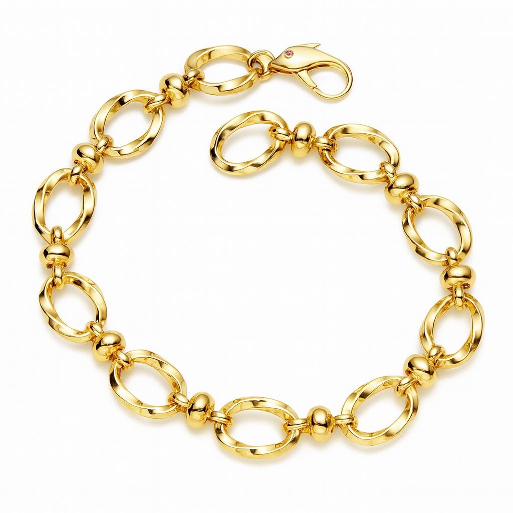 クレージュ　k18 チェーンブレスレット K18 ペタルチェーンブレスレット No.15 | スキンジュエリー｜STARRING