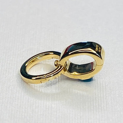 K18YG エメラルド ダイヤモンド ロック付き 18K 18金 イエローゴールド パーツ バチカン チャーム 留め具 留め金具 繋ぎ マルチバチカン - Jewelry Hills Tokyo