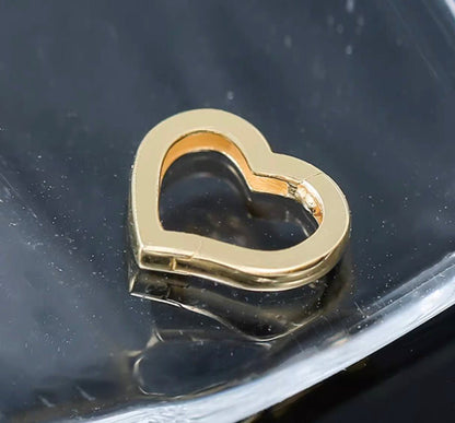 K18YG イエローゴールド 円形 三角形 ハート パーツ チャーム 18K コマ チェーンパーツ トップ ジュエリーパーツ 繋ぎ クラスプ - Jewelry Hills Tokyo