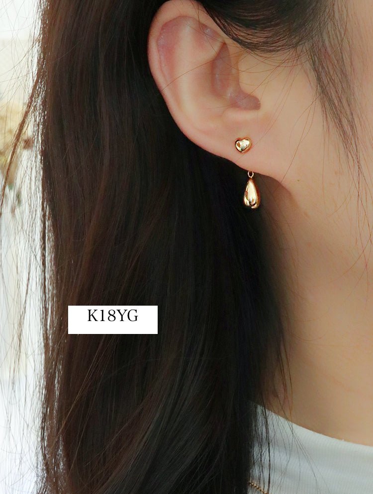 K18YG イエローゴールド 18K ティアドロップ 雫 ペンダントトップ