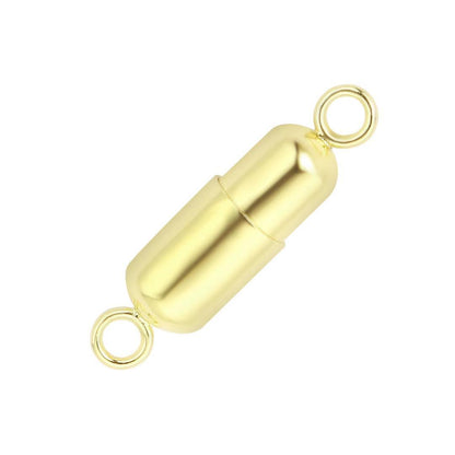 K18YG K18WG マグネット式 留め金具 留め具 パーツ 磁石 強力 ジュエリーパーツ ネックレスパーツ チェーンパーツ ブレスレットパーツ 繋ぎ 14K イエローゴールド ホワイトゴールド - Jewelry Hills Tokyo