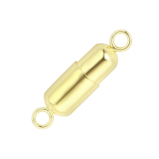K18YG K18WG マグネット式 留め金具 留め具 パーツ 磁石 強力 ジュエリーパーツ ネックレスパーツ チェーンパーツ ブレスレットパーツ 繋ぎ 14K イエローゴールド ホワイトゴールド - Jewelry Hills Tokyo