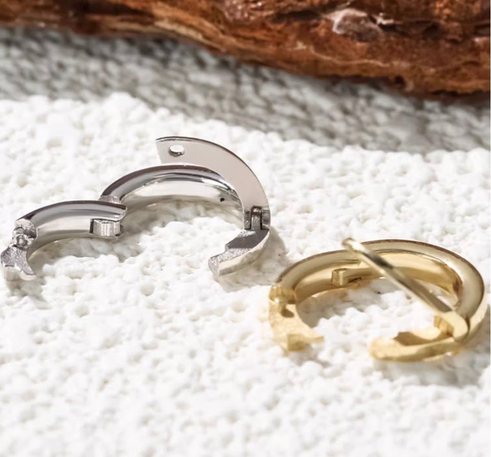 K18YG K18WG K18PG ロック付き バチカン 爪ロック 18K YG イエローゴールド ラウンド WG PG ネックレスパーツ チャーム 繋ぎ 丸 円形 安全ロック コネクター クリッカー - Jewelry Hills Tokyo