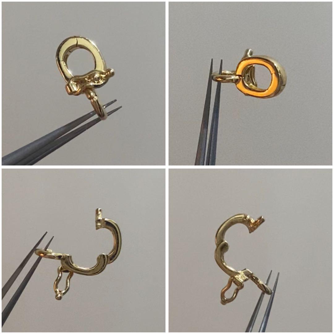 K18YG PG WG 18K バチカン ジュエリーパーツ ロック付き チャーム 鏡面/ダイヤモンド 18K マルチバチカン - Jewelry Hills Tokyo