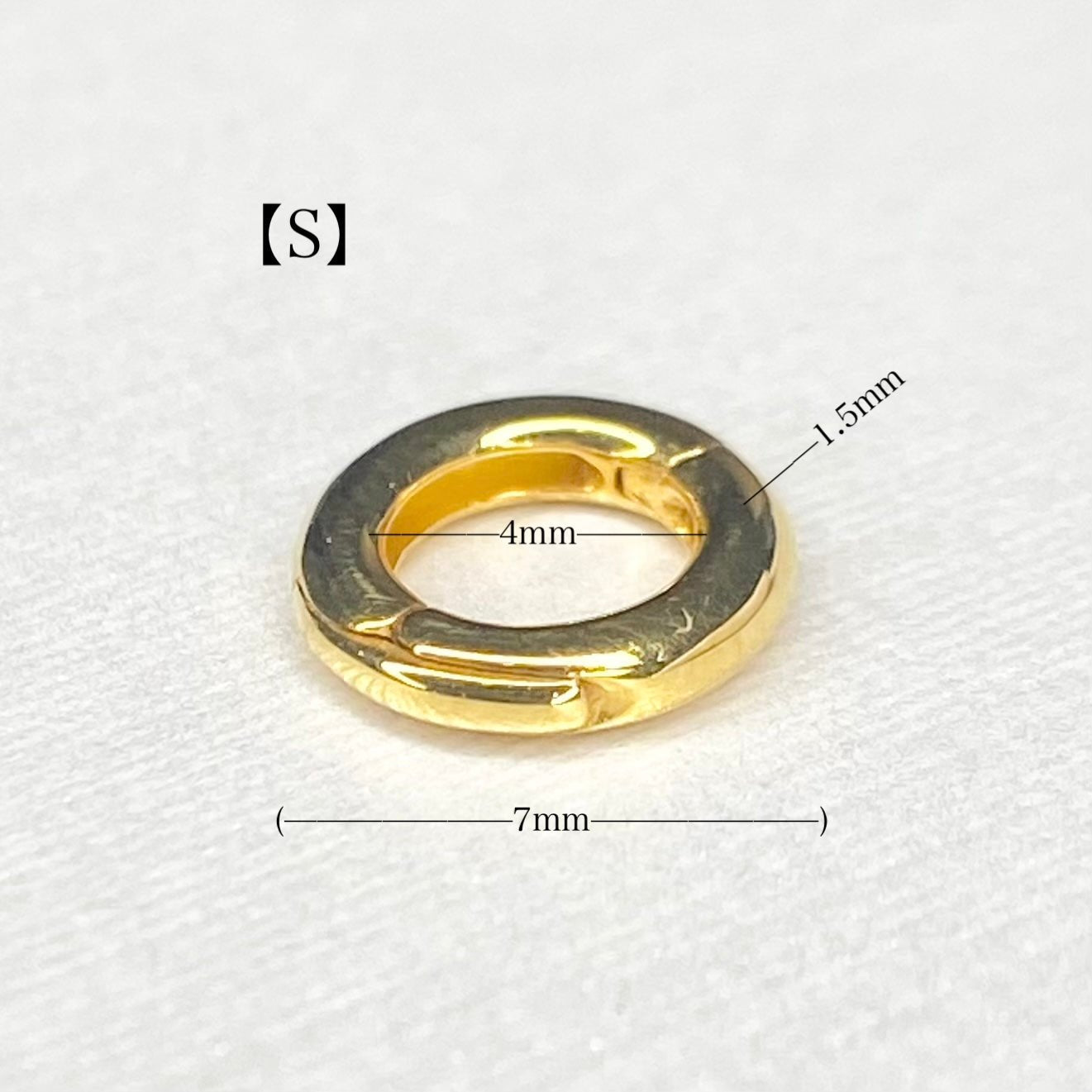 K18YG WG マルカン ロック付き バチカン コネクター バチカン クラスプ 繋ぎ チェーンパーツ 18金 18K ホワイトゴールド イエローゴールド - Jewelry Hills Tokyo