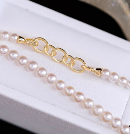 K18YG WG チャーム 留め金具 18金 ペンダント 留め具 アジャスター オーバル ツイスト チェーンパーツ コマ 18K 開口 輪っか 繋ぎ 艶消し クリッカー - Jewelry Hills Tokyo