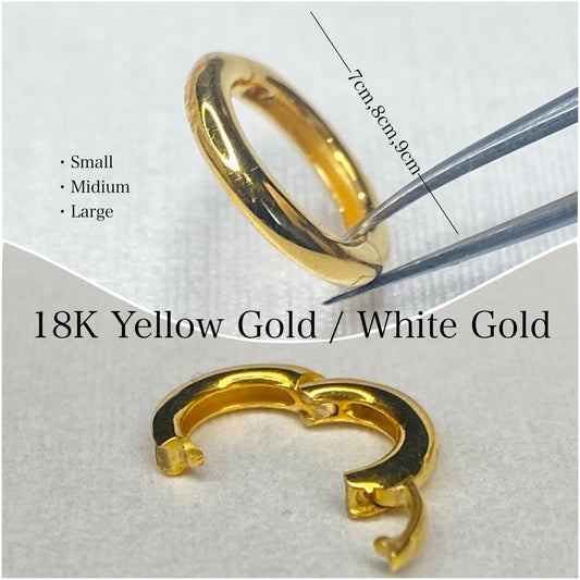 K18YG WG マルカン ロック付き バチカン コネクター バチカン クラスプ 繋ぎ チェーンパーツ 18金 18K ホワイトゴールド イエローゴールド - Jewelry Hills Tokyo