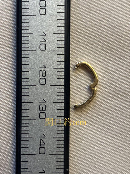 K18YG WG クラスプ オーバル チェーンパーツ 開口 18K パーツ バチカン ペンダントパーツ ブレスレットパーツ チャーム繋ぎ チャーム イエローゴールド ホワイトゴールド 18金 - Jewelry Hills Tokyo