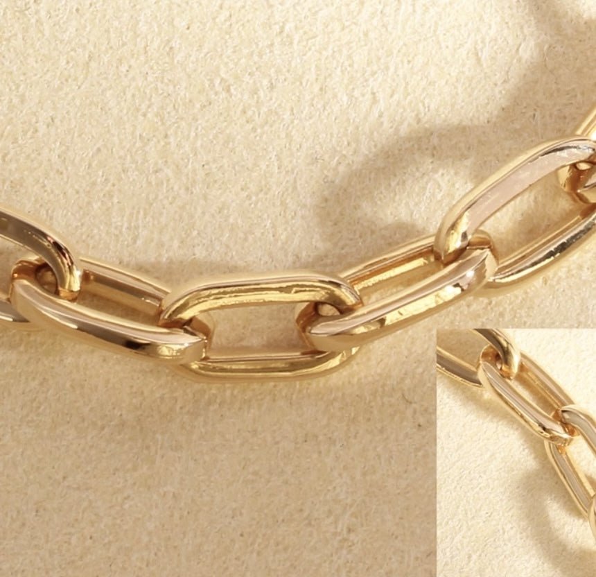 K18Yg イエローゴールド Wg 18K ブレスレット あずきチェーン レオン