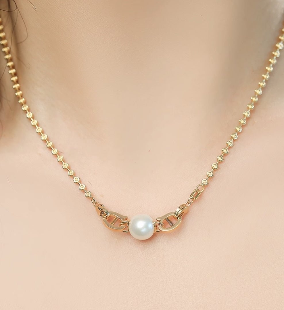 K18YG WG クリッカー クラスプ バチカン 繋ぎ チャーム コネクター 留め具 留め金具 18K 豚鼻 クラスプ 開口 開閉 ブタ鼻 フック パーツ 中留め イエローゴールド ホワイトゴールド - Jewelry Hills Tokyo