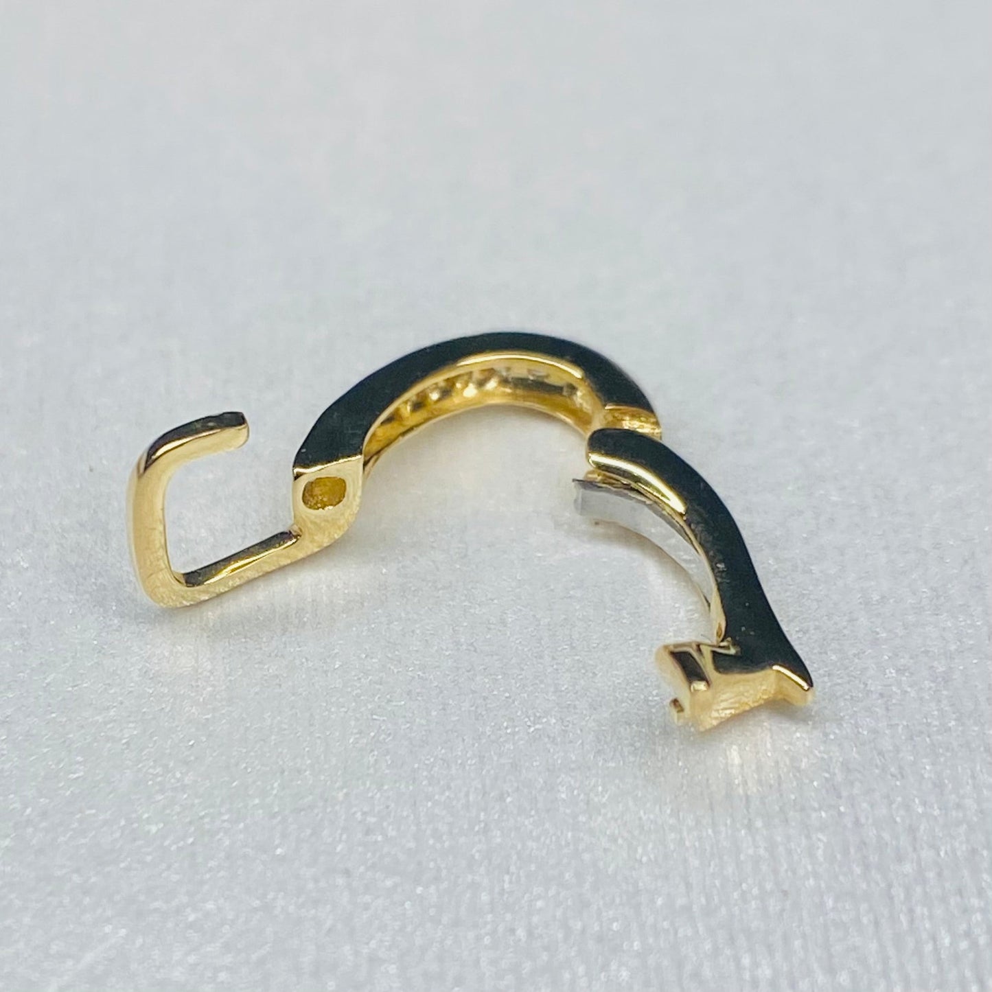 K18YG WG バチカン パーツ ダイヤモンド チャーム留め ダイヤ 18K チェーンパーツ ペンダントパーツ クラスプ ワンタッチ K18 YG マルチバチカン - Jewelry Hills Tokyo