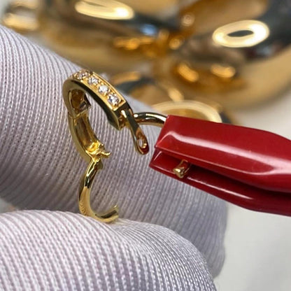 【大・ダイヤモンド】K18YG WG バチカン パーツ ロック付き ペンダントホルダー 18K マルチバチカン ダイヤ クラスプ K18 YG 大きめ - Jewelry Hills Tokyo