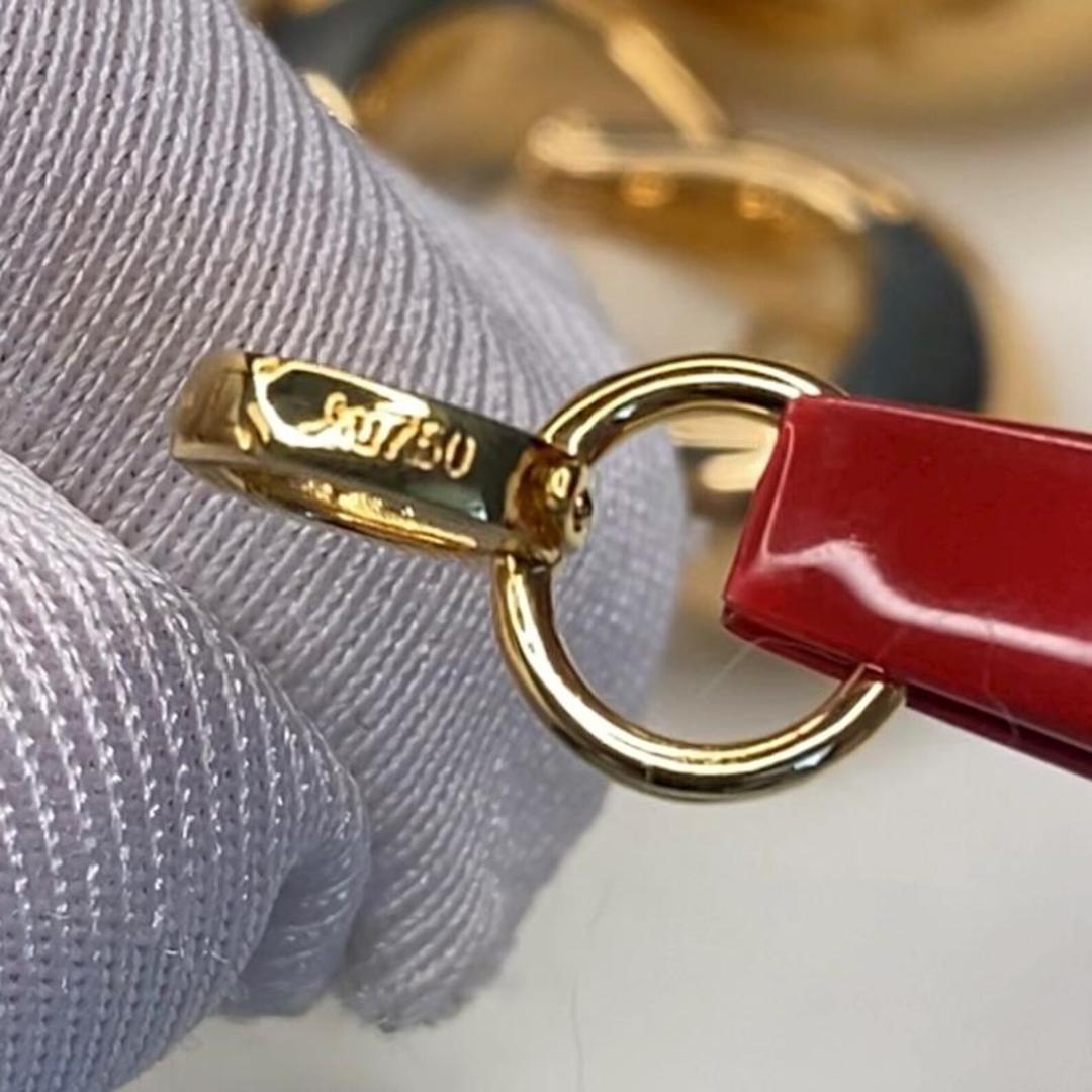【大・ダイヤモンド】K18YG WG バチカン パーツ ロック付き ペンダントホルダー 18K マルチバチカン ダイヤ クラスプ K18 YG 大きめ - Jewelry Hills Tokyo