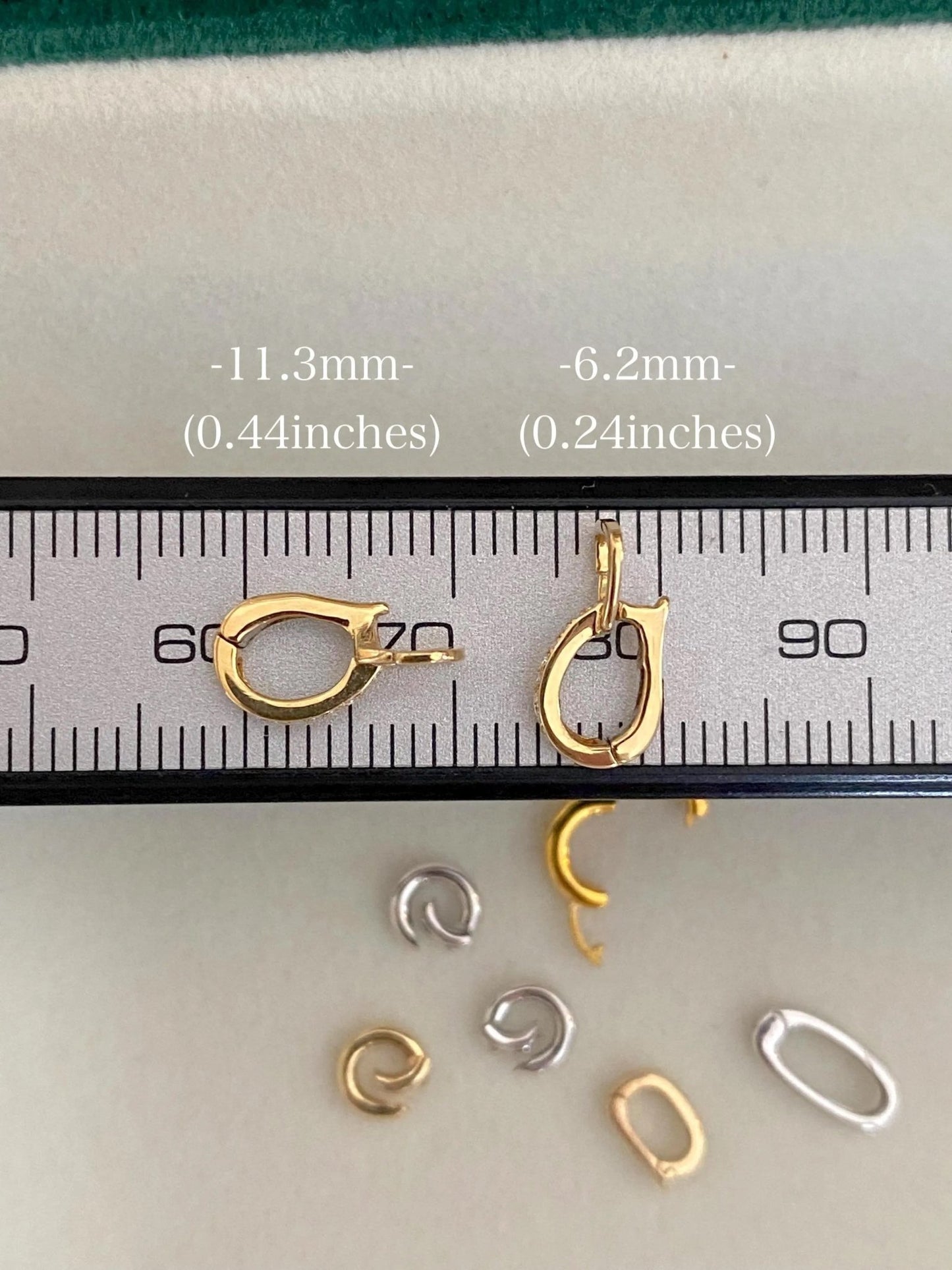K18YG WG バチカン パーツ ダイヤモンド チャーム留め ダイヤ 18K チェーンパーツ ペンダントパーツ クラスプ ワンタッチ K18 YG マルチバチカン - Jewelry Hills Tokyo