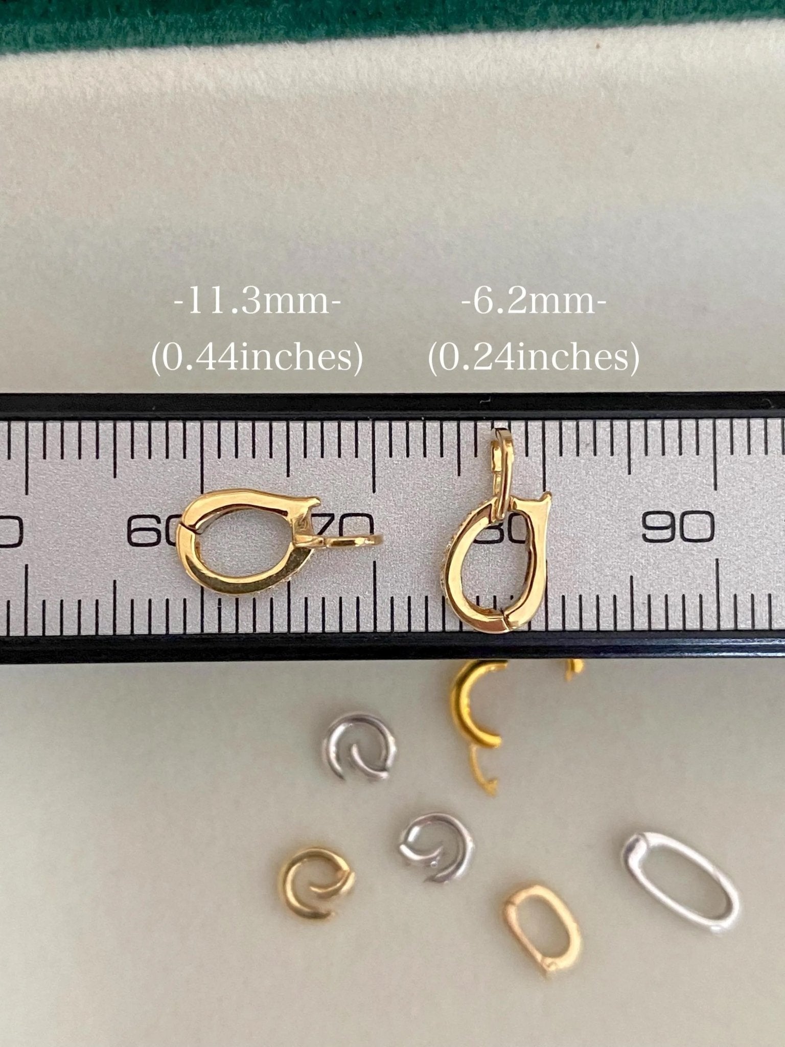 K18YG WG バチカン パーツ ダイヤモンド チャーム留め ダイヤ 18K チェーンパーツ ペンダントパーツ クラスプ ワンタッチ K18 YG マルチバチカン - Jewelry Hills Tokyo