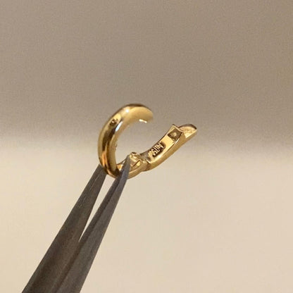 K18YG WG クリッカー パーツ オーバル バチカン チャーム 18K クラスプ 開閉 コマ ワンタッチ 繋ぎ イエローゴールド K18WG ホワイトゴールド - Jewelry Hills Tokyo