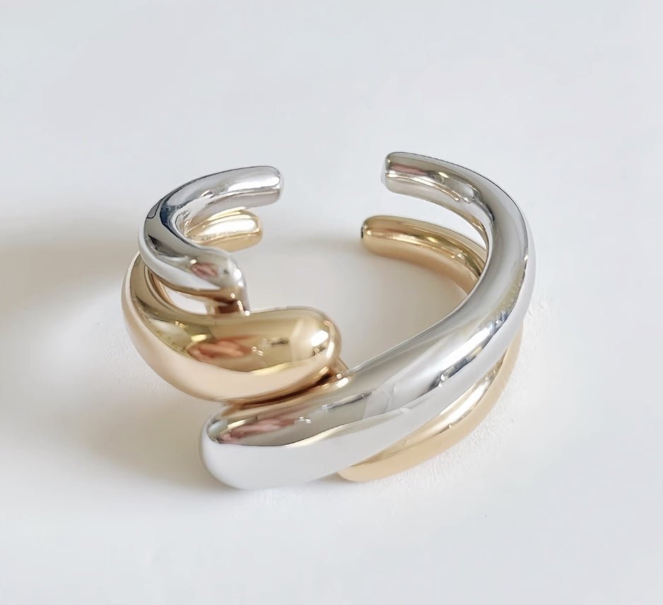 K18 – Jewelry S56UQ0012 コンビ｜オレフィーチェOrefice 2連リング 