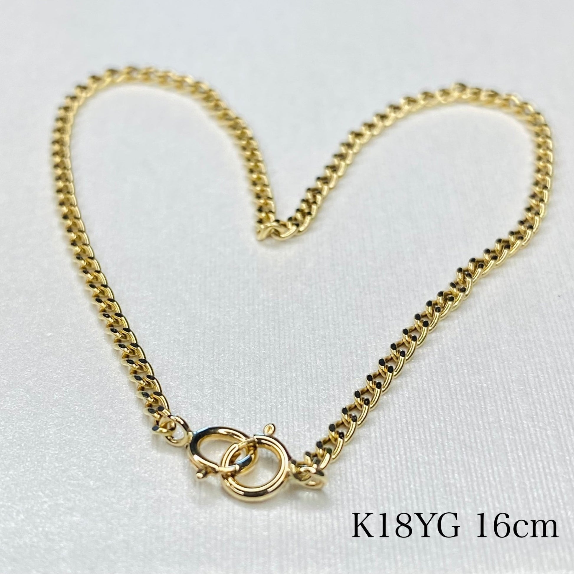 K18YG WG PG 16cm ブレスレット 喜平 KIHEI 喜平チェーン チェーンブレスレット ブレスレットチェーン 細め 18K YG - Jewelry Hills Tokyo