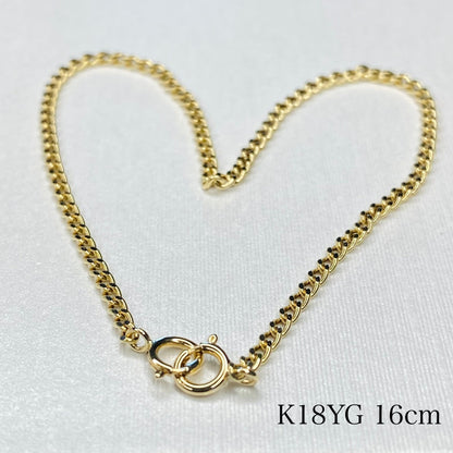 K18YG WG PG 16cm ブレスレット 喜平 KIHEI 喜平チェーン チェーンブレスレット ブレスレットチェーン 細め 18K YG - Jewelry Hills Tokyo