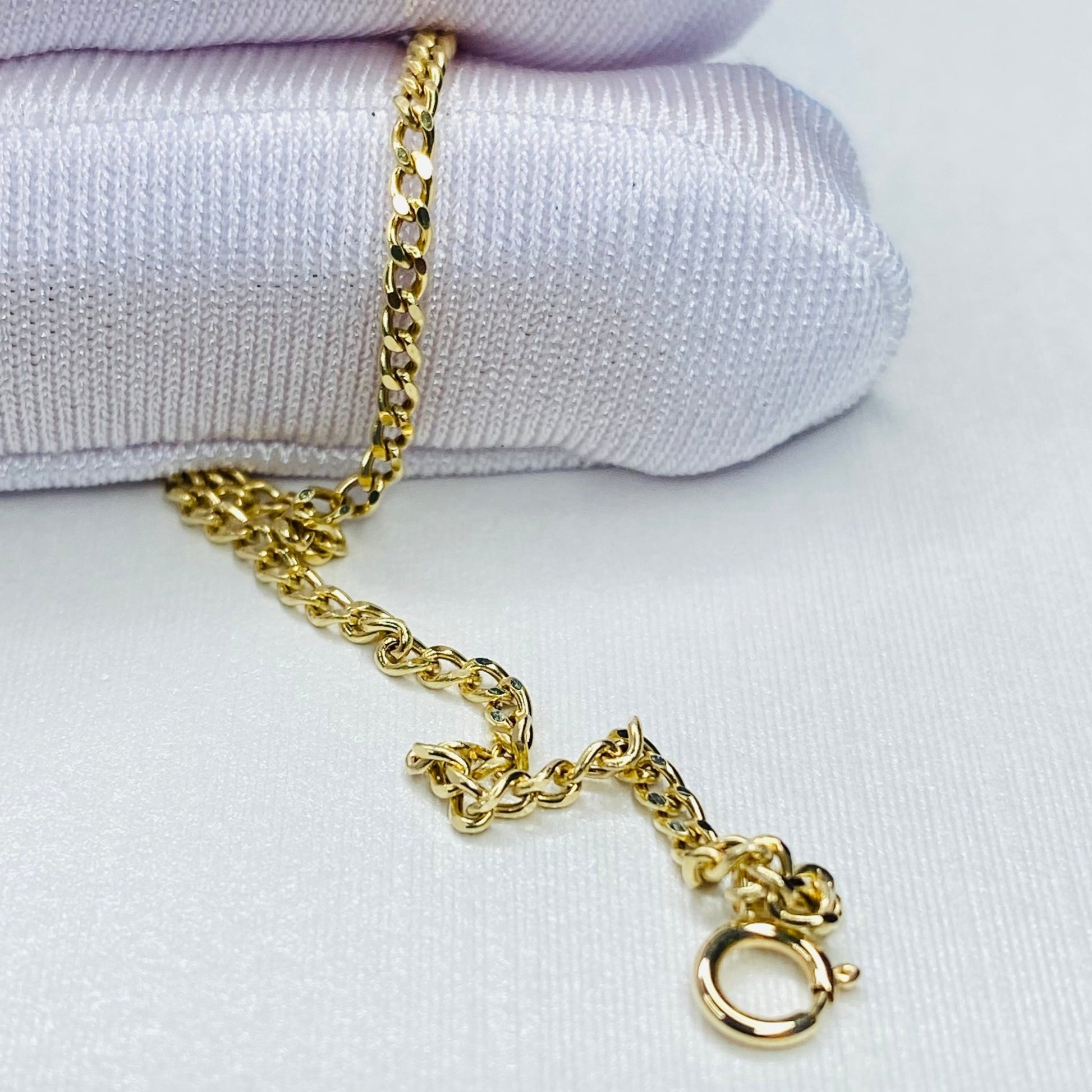 K18YG WG PG 16cm ブレスレット 喜平 KIHEI 喜平チェーン チェーンブレスレット ブレスレットチェーン 細め 18K YG - Jewelry Hills Tokyo