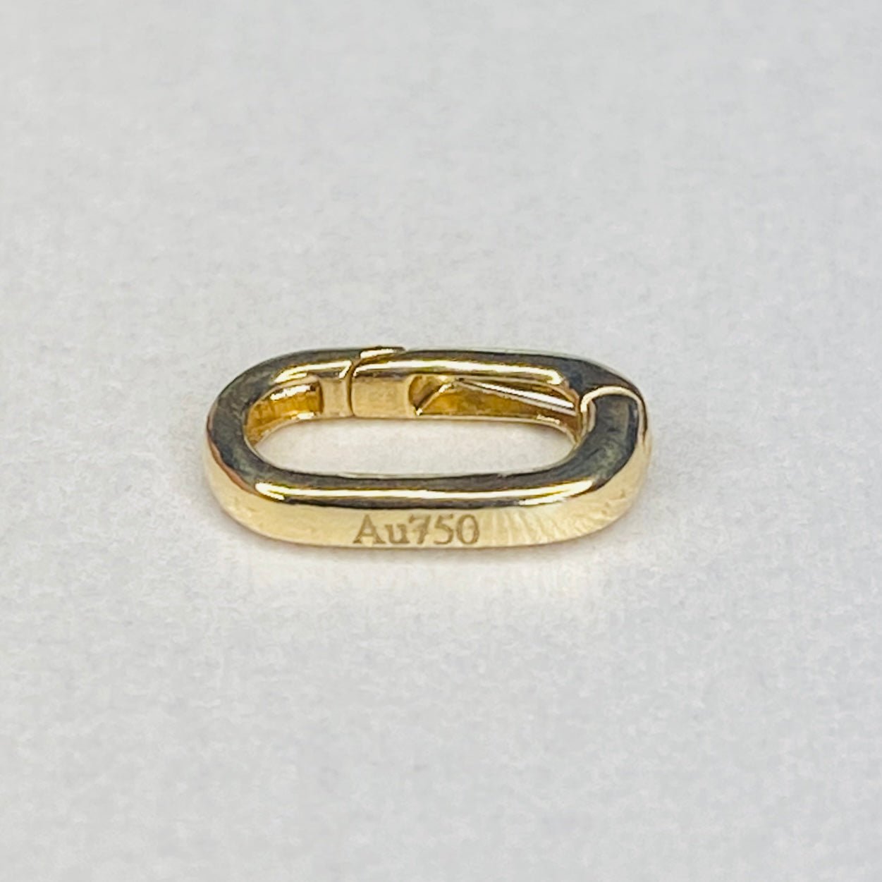 K18YG WG PG クラスプ オーバル チェーンパーツ 開口 18K パーツ バチカン ペンダントパーツ ブレスレットパーツ チャーム繋ぎ 18金 - Jewelry Hills Tokyo