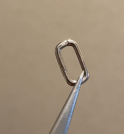 K18YG WG PG クラスプ オーバル チェーンパーツ 開口 18K パーツ バチカン ペンダントパーツ ブレスレットパーツ チャーム繋ぎ 18金 - Jewelry Hills Tokyo