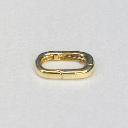 K18YG WG PG クラスプ オーバル チェーンパーツ 開口 18K パーツ バチカン ペンダントパーツ ブレスレットパーツ チャーム繋ぎ 18金 - Jewelry Hills Tokyo