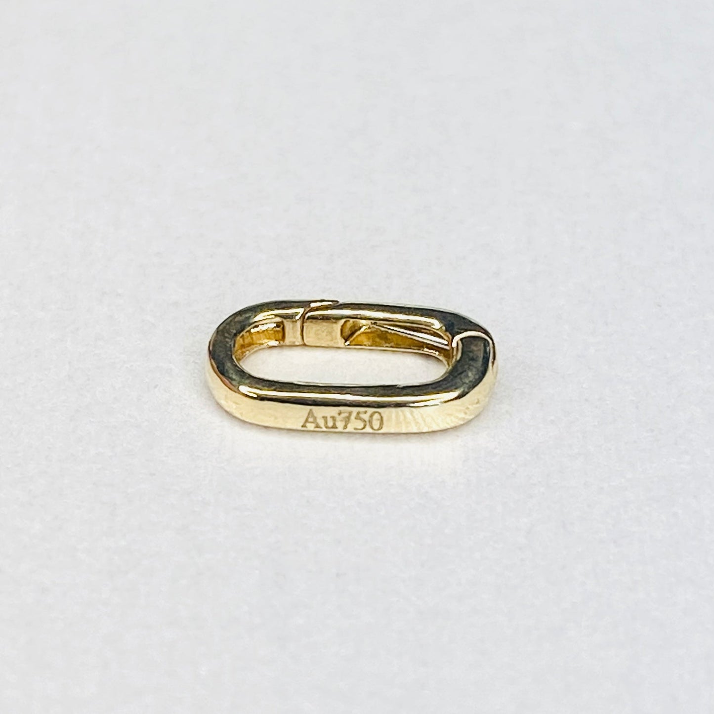 K18YG WG PG クラスプ オーバル チェーンパーツ 開口 18K パーツ バチカン ペンダントパーツ ブレスレットパーツ チャーム繋ぎ 18金 - Jewelry Hills Tokyo