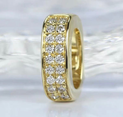 K18YG WG PG クリッカー バチカン パーツ ダイヤモンド チャーム留め ダイヤ 18K チェーンパーツ ペンダントパーツ ネックレスパーツ K18 YG クラスプ - Jewelry Hills Tokyo