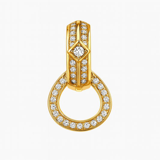 K18YG WG PG バチカン パーツ ダイヤモンド チャーム留め ダイヤ 18K チェーンパーツ ペンダントパーツ ネックレスパーツ ロック付き K18 YG クラスプ マルチバチカン - Jewelry Hills Tokyo