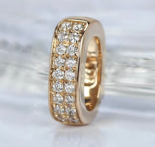 K18YG WG PG クリッカー バチカン パーツ ダイヤモンド チャーム留め ダイヤ 18K チェーンパーツ ペンダントパーツ ネックレスパーツ K18 YG クラスプ - Jewelry Hills Tokyo