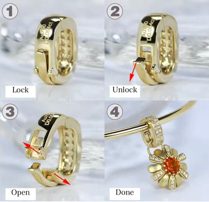 K18YG WG PG クリッカー バチカン パーツ ダイヤモンド チャーム留め ダイヤ 18K チェーンパーツ ペンダントパーツ ネックレスパーツ K18 YG クラスプ - Jewelry Hills Tokyo