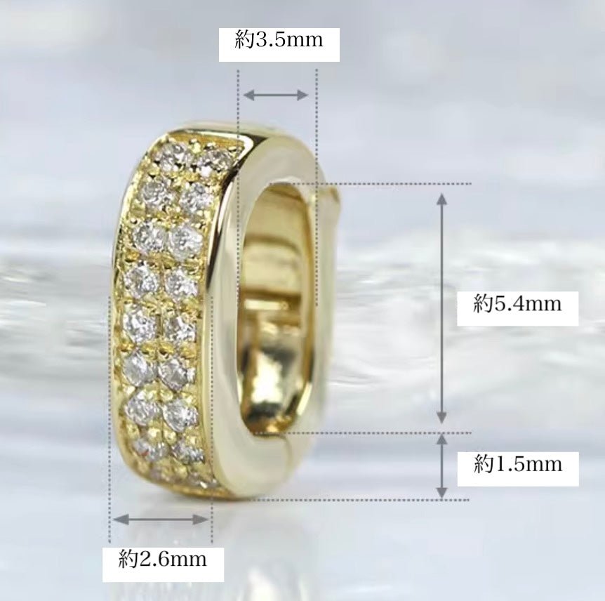 K18YG WG PG クリッカー バチカン パーツ ダイヤモンド チャーム留め ダイヤ 18K チェーンパーツ ペンダントパーツ ネックレスパーツ K18 YG クラスプ - Jewelry Hills Tokyo