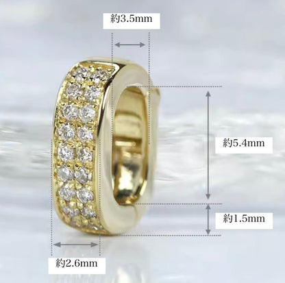 K18YG WG PG クリッカー バチカン パーツ ダイヤモンド チャーム留め ダイヤ 18K チェーンパーツ ペンダントパーツ ネックレスパーツ K18 YG クラスプ - Jewelry Hills Tokyo