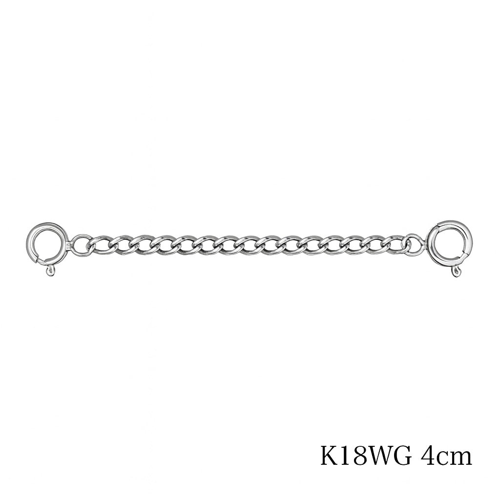K18YG WG PG 引き輪 ひきわ ヒキワ チェーンパーツ 3cm/5cm/10cm/16cm/23cm アジャスター チェーン伸ばし パーツ チャーム ブレスレット 喜平 KIHEI 喜平チェーン 18K YG - Jewelry Hills Tokyo