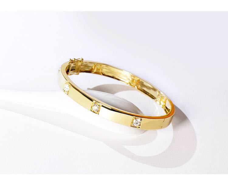 K18YG WG PG オーダーメイド ダイヤモンド バングル ハイエンド 豪華