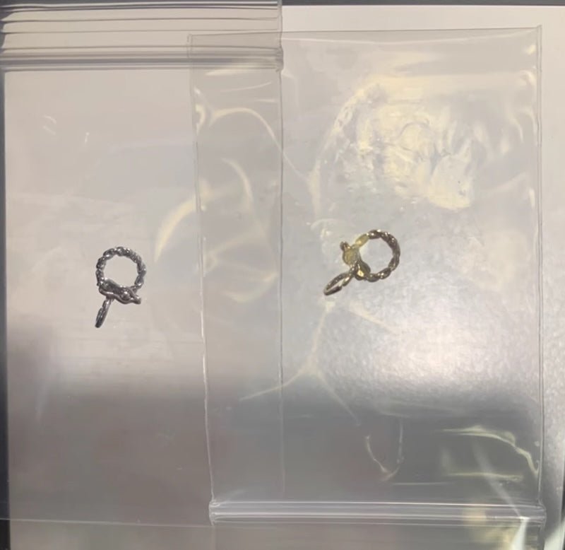 K18YG WG YG バチカン ツイスト チェーンパーツ ネックレスパーツ ペンダントパーツ YG 18K 繋ぎ ロック付き 爪 ピンクゴールド ねじり マルチバチカン - Jewelry Hills Tokyo
