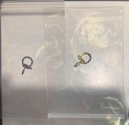 K18YG WG YG バチカン ツイスト チェーンパーツ ネックレスパーツ ペンダントパーツ YG 18K 繋ぎ ロック付き 爪 ピンクゴールド ねじり マルチバチカン - Jewelry Hills Tokyo
