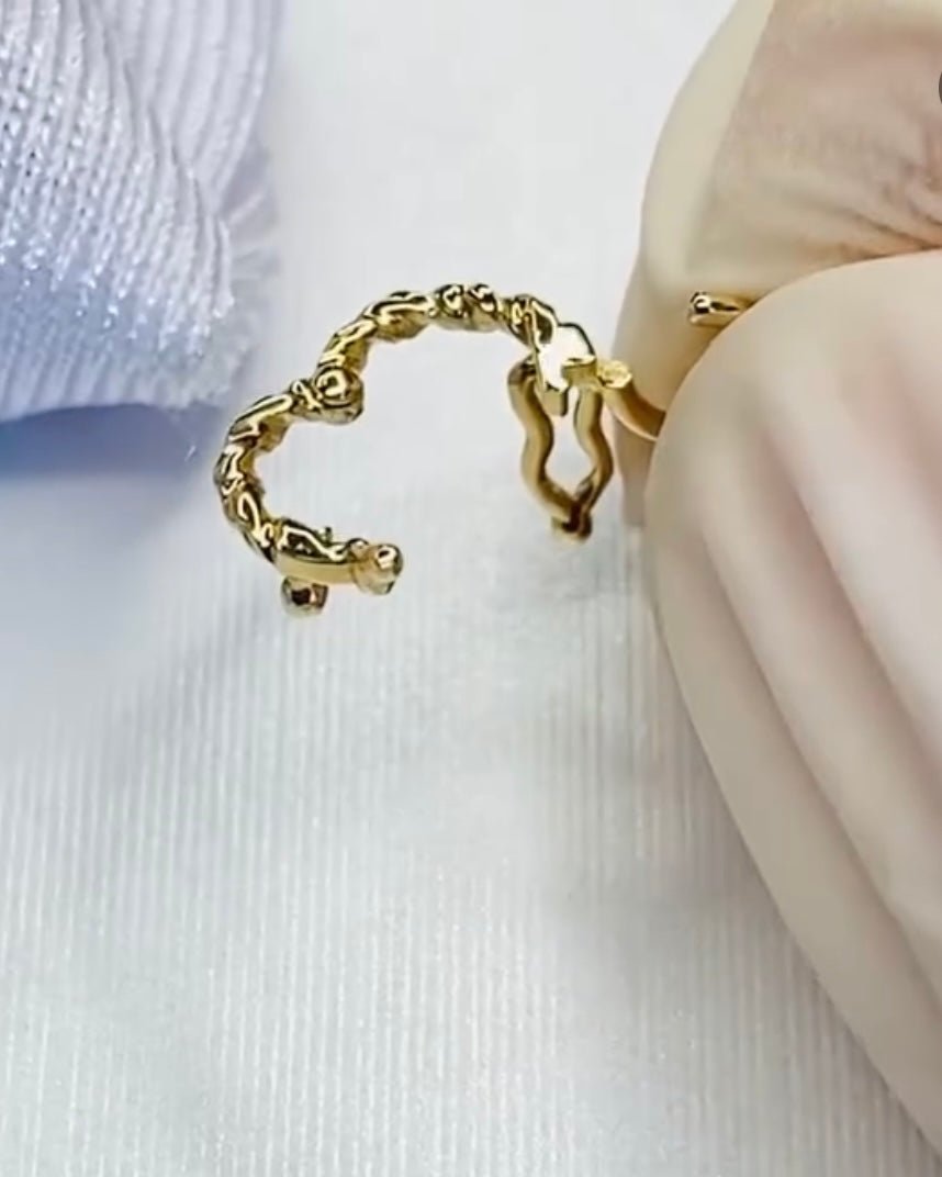 K18YG WG YG バチカン ツイスト チェーンパーツ ネックレスパーツ ペンダントパーツ YG 18K 繋ぎ ロック付き 爪 ピンクゴールド ねじり マルチバチカン - Jewelry Hills Tokyo