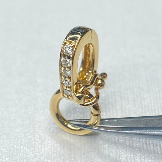 【L鏡面】K18YG WG PG バチカン パーツ チャーム留め 18K チェーンパーツ ペンダントパーツ クラスプ ロック付き 爪ロック 18金 YG マルチバチカン - Jewelry Hills Tokyo