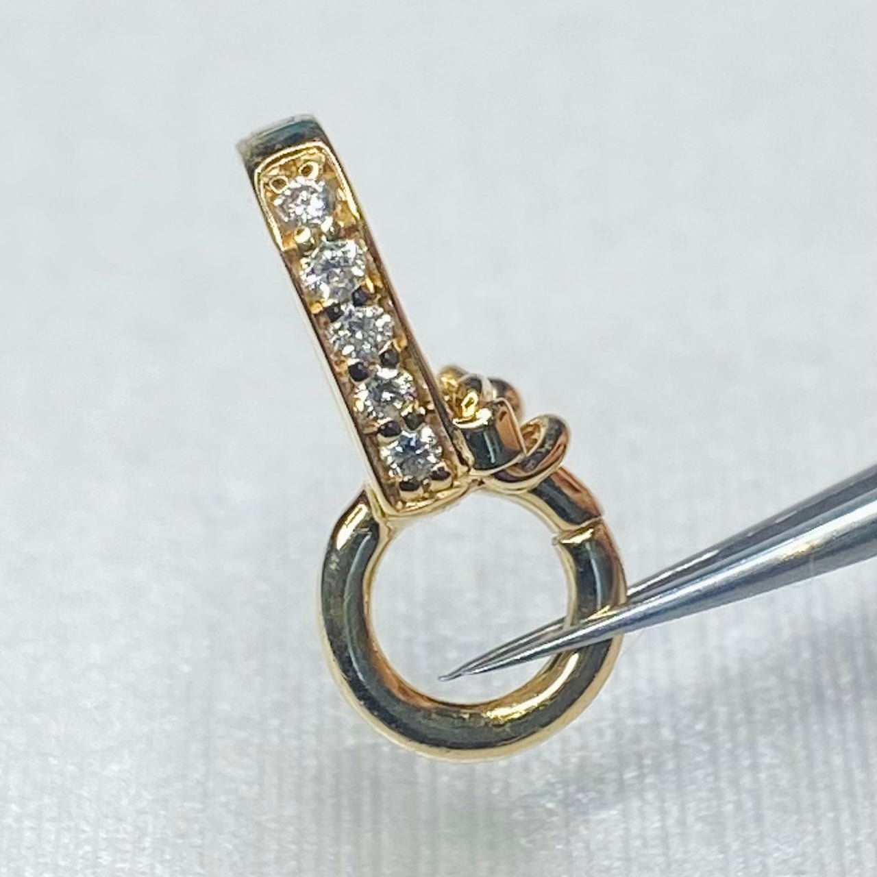 【L鏡面】K18YG WG PG バチカン パーツ チャーム留め 18K チェーンパーツ ペンダントパーツ クラスプ ロック付き 爪ロック 18金 YG マルチバチカン - Jewelry Hills Tokyo