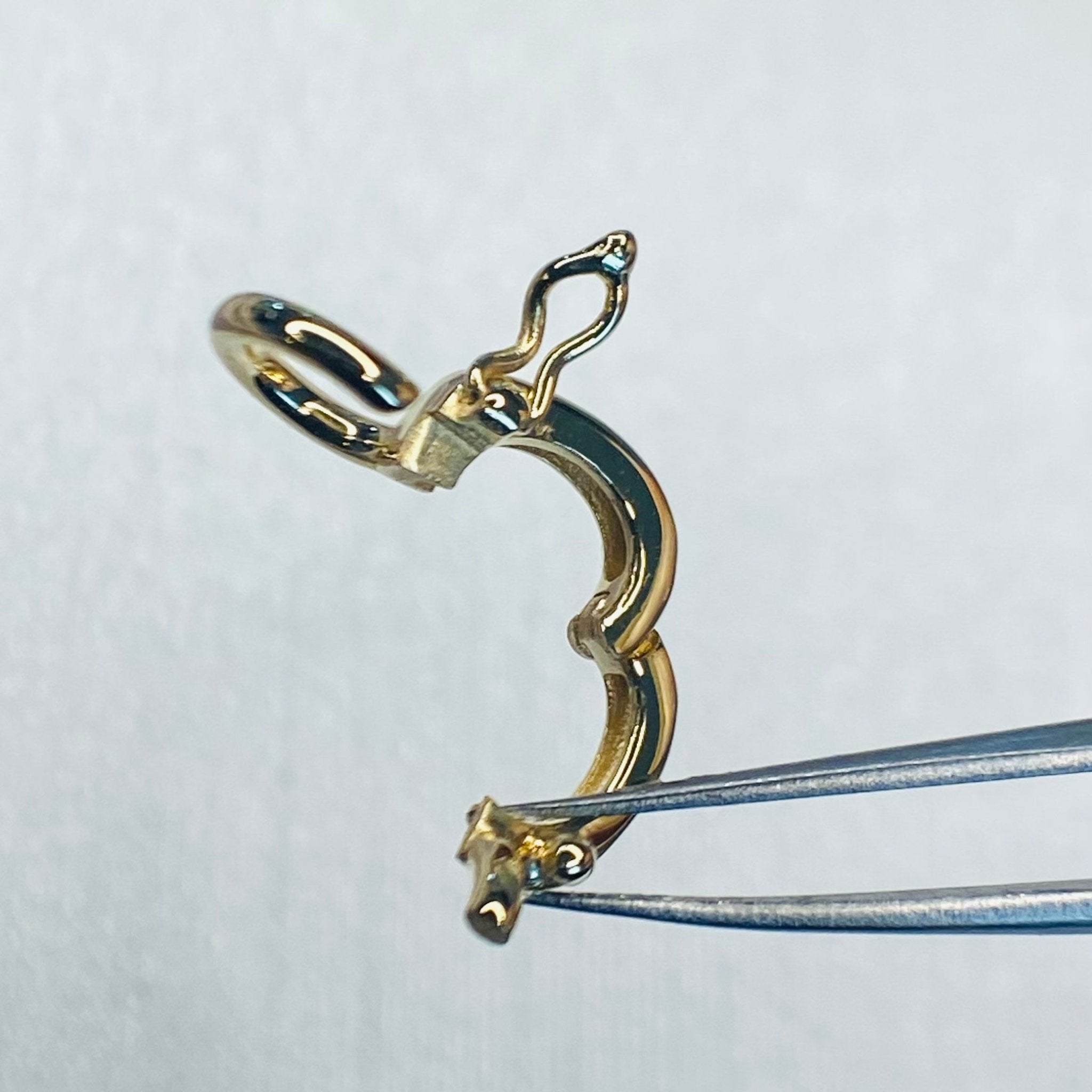 L鏡面】K18YG WG PG バチカン パーツ チャーム留め 18K チェーンパーツ