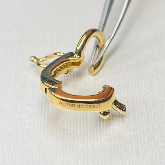 【Lダイヤ】K18YG WG PG バチカン パーツ チャーム繋ぎ 18K チェーンパーツ ペンダントパーツ クラスプ ロック付き K18 18金 マルチバチカン イエローゴールド ピンクゴールド ホワイトゴールド - Jewelry Hills Tokyo