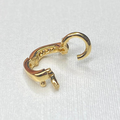 【Lダイヤ】K18YG WG PG バチカン パーツ チャーム繋ぎ 18K チェーンパーツ ペンダントパーツ クラスプ ロック付き K18 18金 マルチバチカン イエローゴールド ピンクゴールド ホワイトゴールド - Jewelry Hills Tokyo