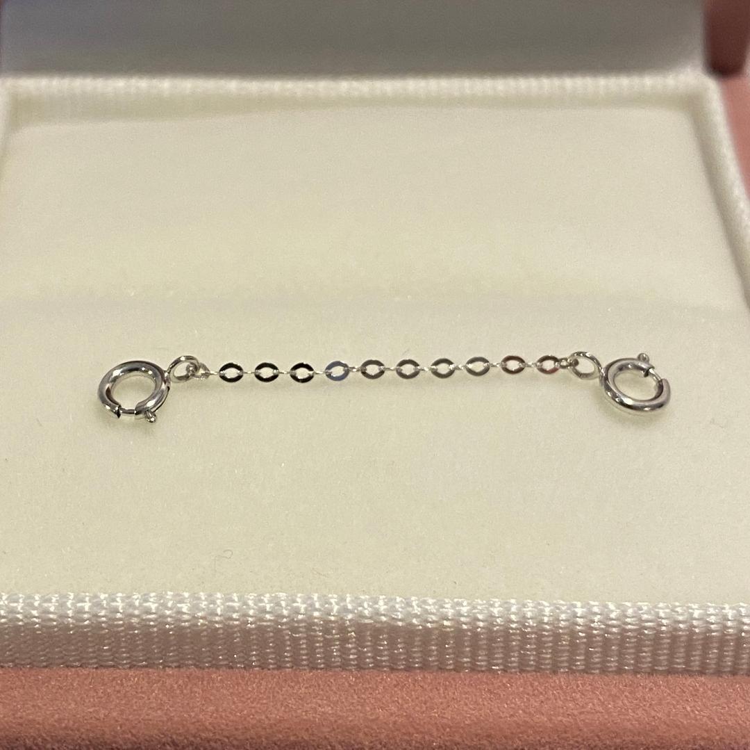 K18YG WG PG あずきチェーン 1.1mm~ 引き輪 ヒキワ パーツ 18K チェーンパーツ アジャスターチェーン イエローゴールド ホワイトゴールド