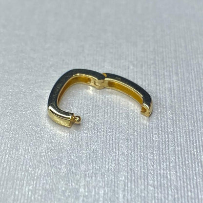 K18YG WG Clasp Oval Chain Parts Opening 18K Parts Bail Pendant Parts Bracelet Parts Charm Link Charm Yellow Gold White Gold 18K