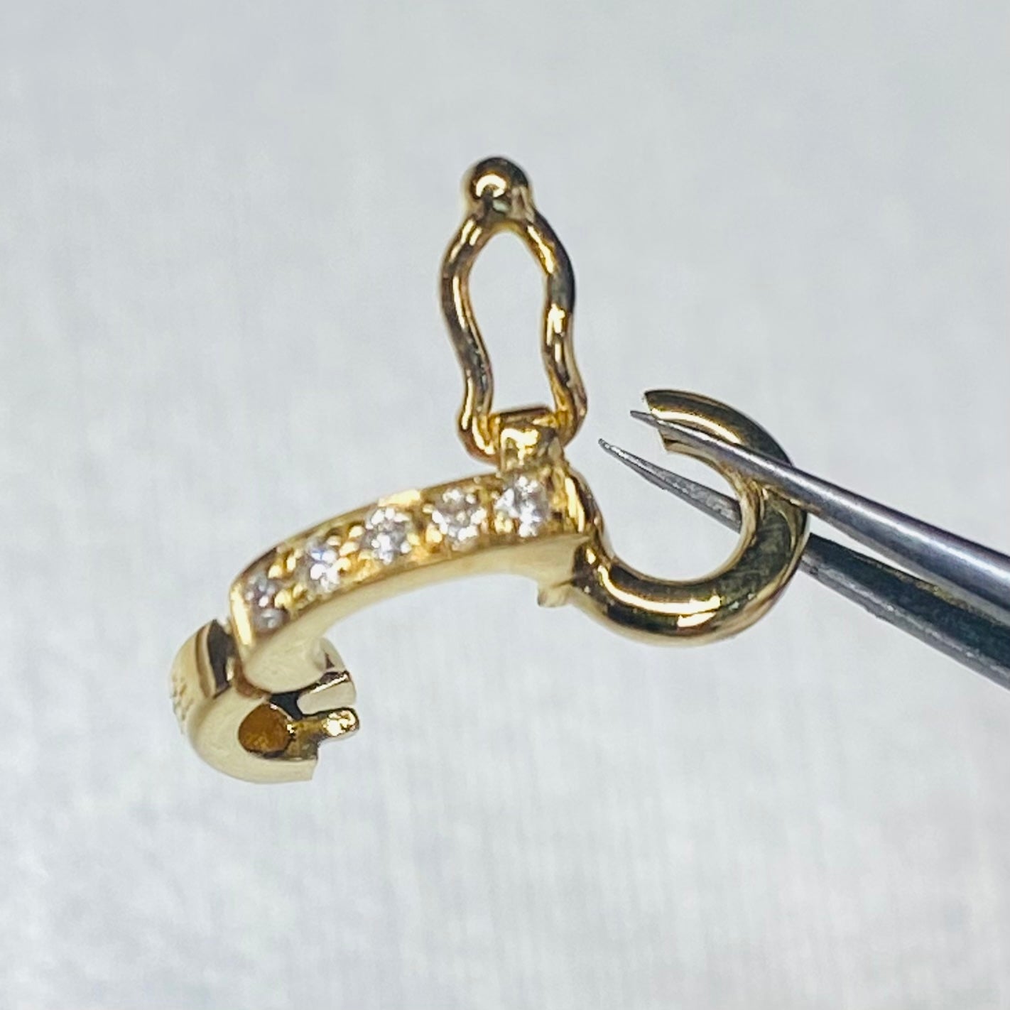 【Sダイヤ】K18YG WG PG バチカン パーツ チャーム繋ぎ 18K チェーンパーツ ペンダントパーツ クラスプ ロック付き K18 18金 マルチバチカン イエローゴールド ピンクゴールド ホワイトゴールド - Jewelry Hills Tokyo