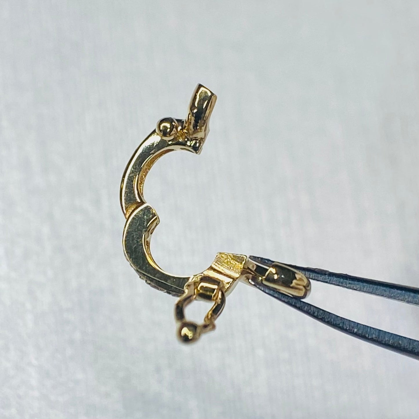 【Sダイヤ】K18YG WG PG バチカン パーツ チャーム繋ぎ 18K チェーンパーツ ペンダントパーツ クラスプ ロック付き K18 18金 マルチバチカン イエローゴールド ピンクゴールド ホワイトゴールド - Jewelry Hills Tokyo